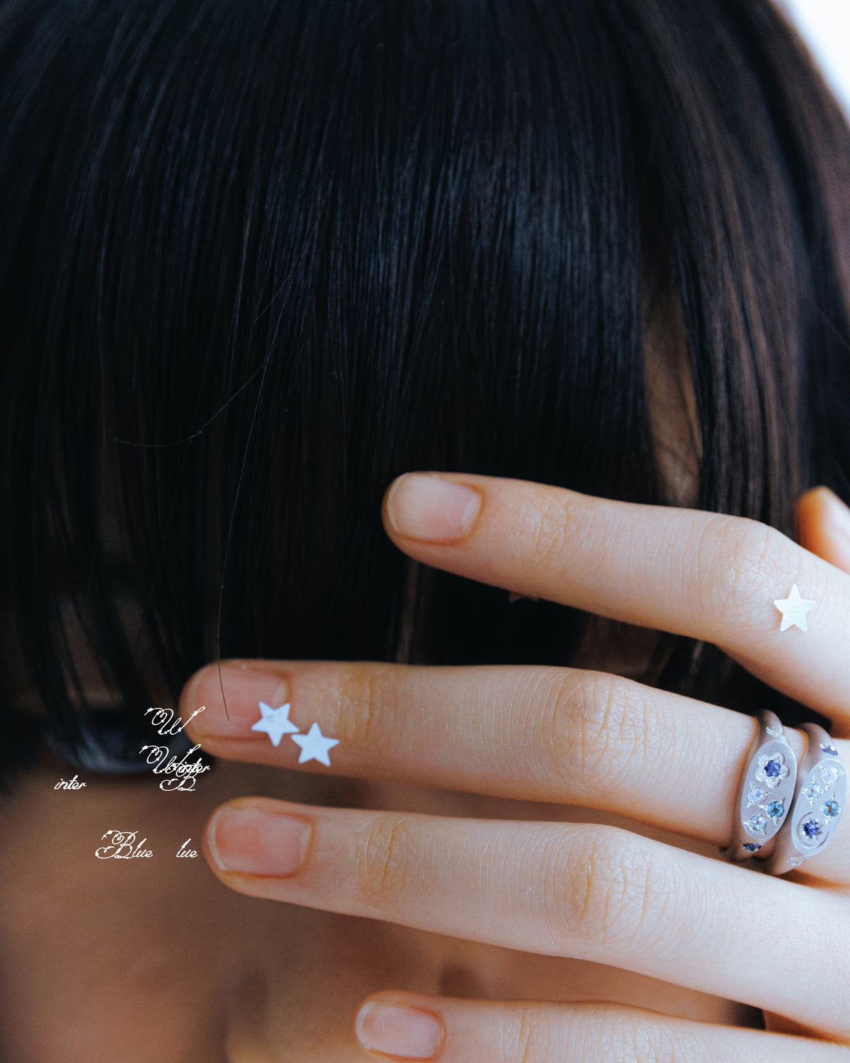 〈Holiday 2026 Limited Edition〉 Galaxy Signet Ring Mini / Silver925 / Winter Blue