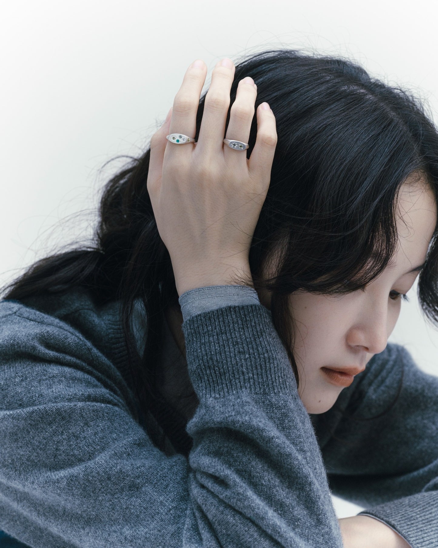 Stardust Ring / Silver925 / Green