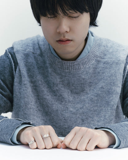 Galaxy Signet Ring Mini / Silver925 / Orange