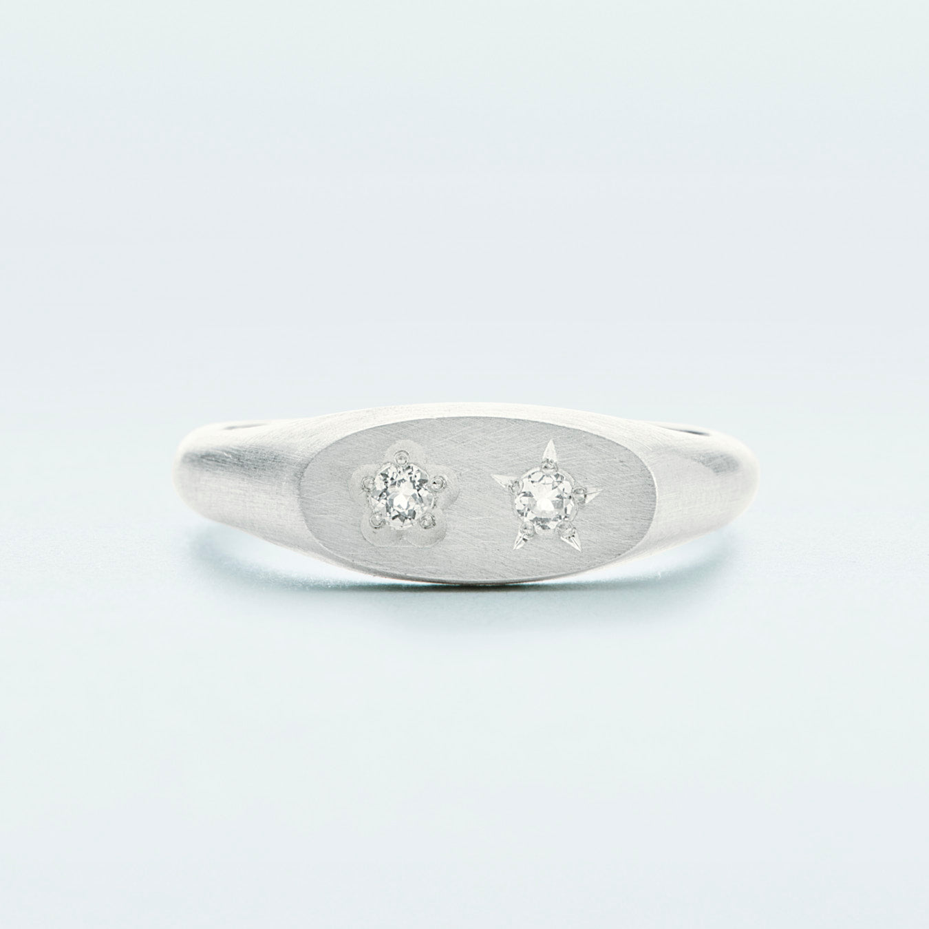 Flowerdust Ring / Silver925 / White