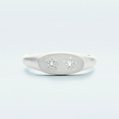 Flowerdust Ring / Silver925 / White