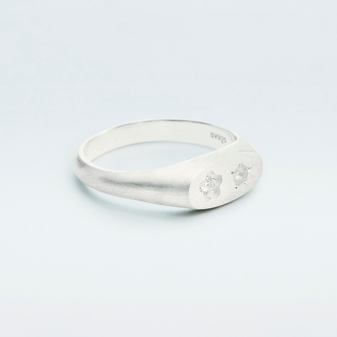 Flowerdust Ring / Silver925 / White