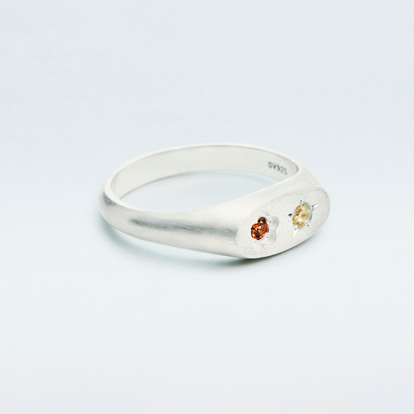 Flowerdust Ring / Silver925 / Orange