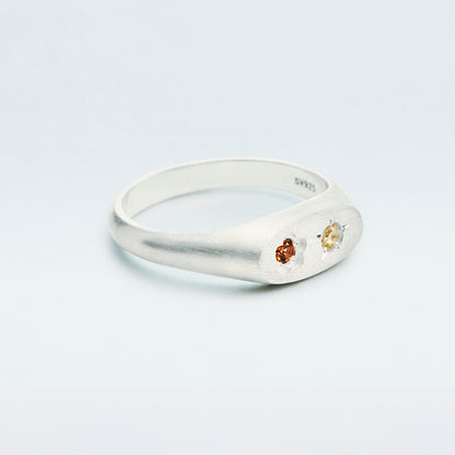 Flowerdust Ring / Silver925 / Orange
