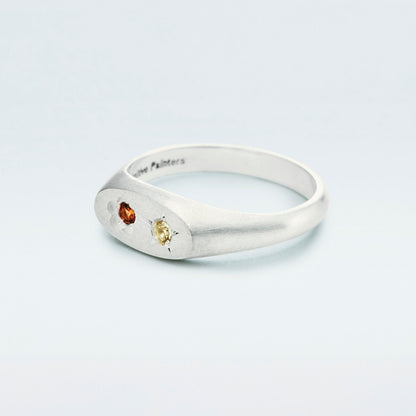 Flowerdust Ring / Silver925 / Orange