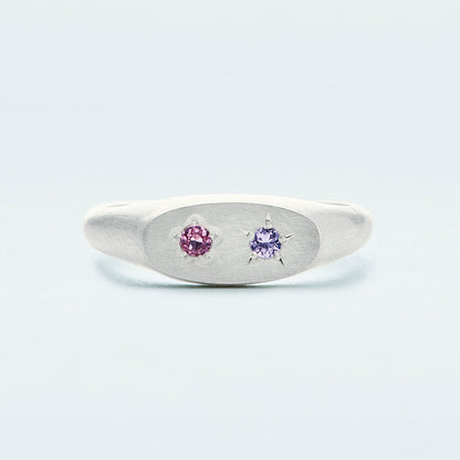 Flowerdust Ring / Silver925 / Pink