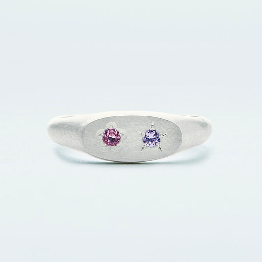 Flowerdust Ring / Silver925 / Pink
