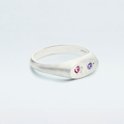 Flowerdust Ring / Silver925 / Pink