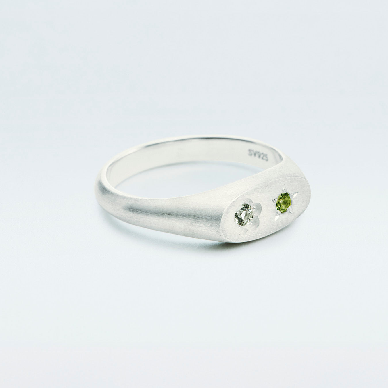 Flowerdust Ring / Silver925 / Green