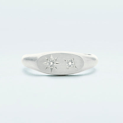 Stardust Ring / Silver925 / White