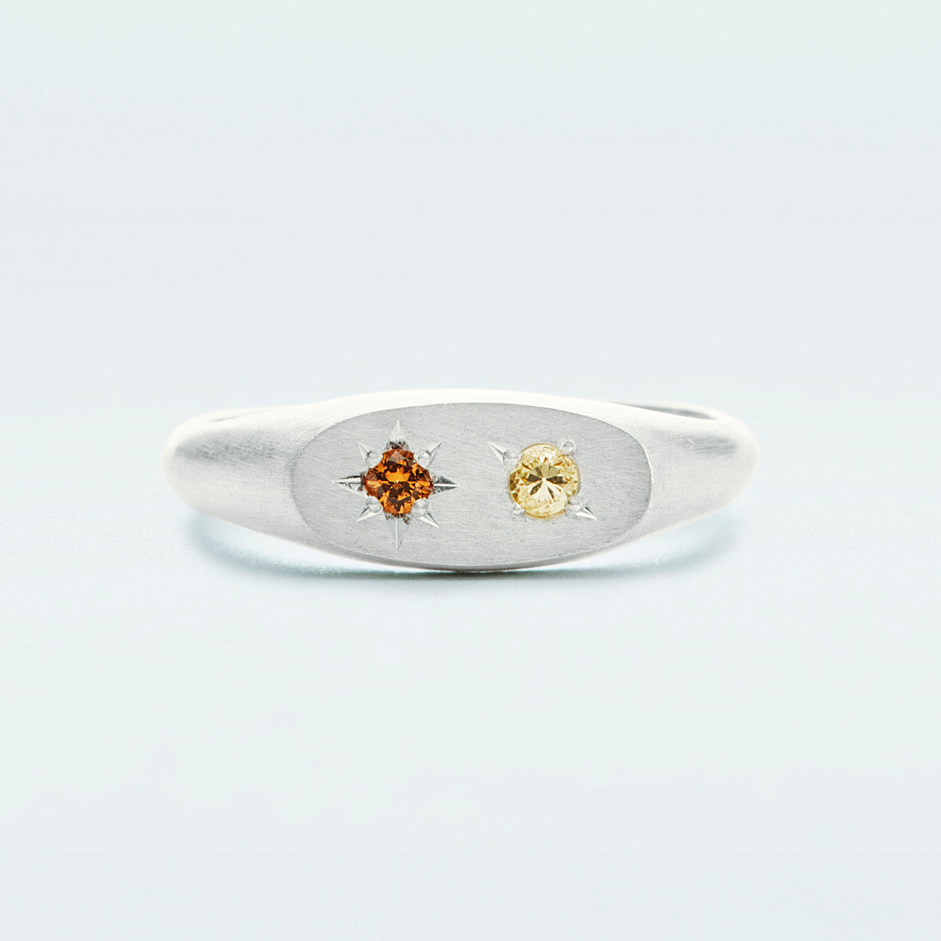 Stardust Ring / Silver925 / Orange