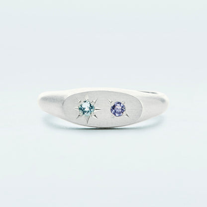 Stardust Ring / Silver925 / Blue