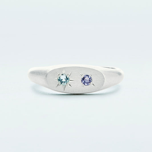 Stardust Ring / Silver925 / Blue