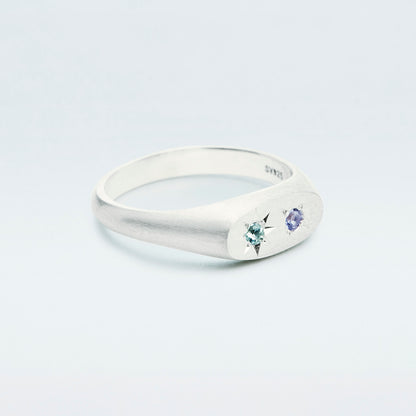 Stardust Ring / Silver925 / Blue