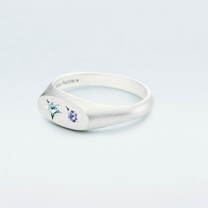 Stardust Ring / Silver925 / Blue