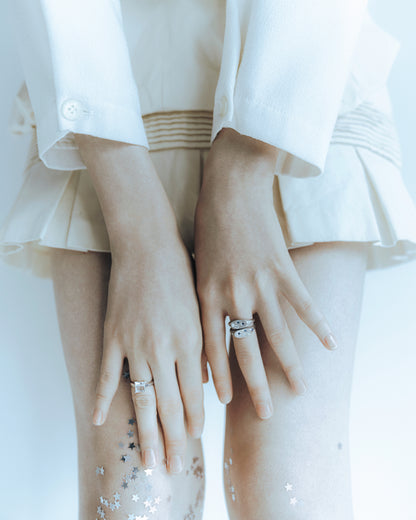 〈Holiday 2026 Limited Edition〉 Galaxy Signet Ring Mini / Silver925 / Winter Blue