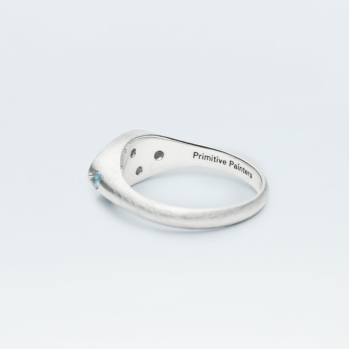 〈Holiday 2026 Limited Edition〉 Galaxy Signet Ring Mini / Silver925 / Winter Blue