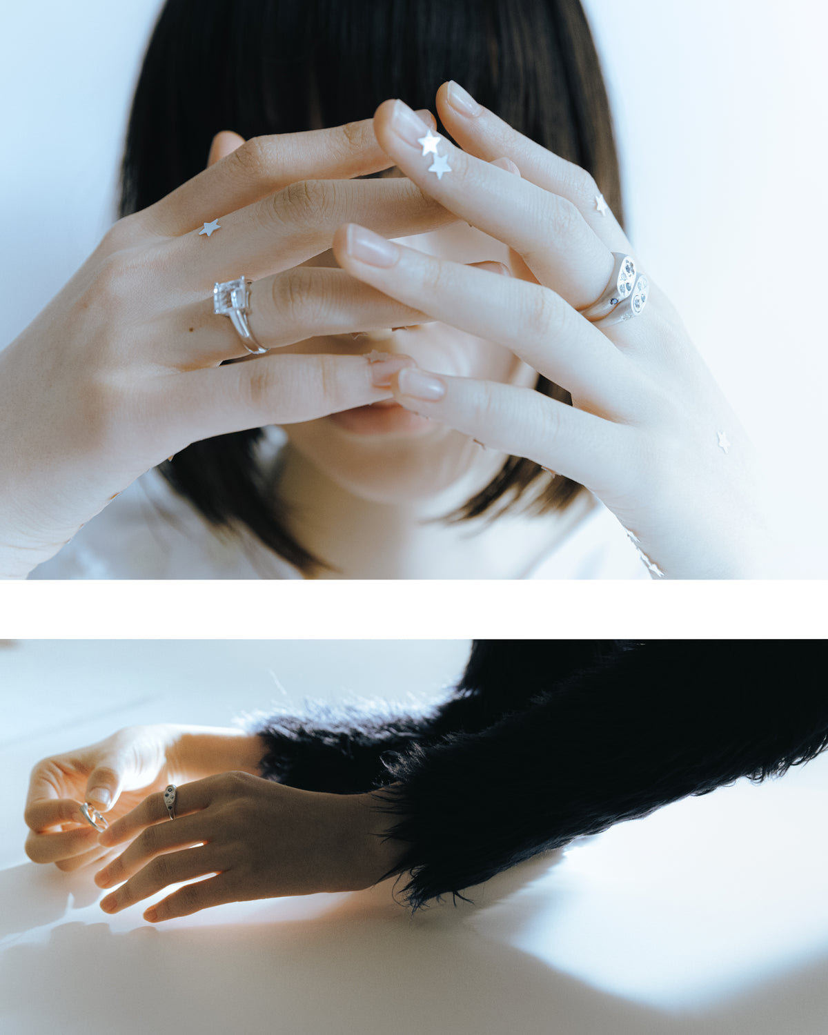 〈Holiday 2026 Limited Edition〉 Galaxy Signet Ring Mini / Silver925 / Winter Blue