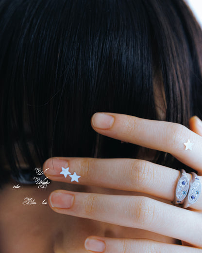 〈Holiday 2026 Limited Edition〉 Galaxy Signet Ring Mini / Silver925 / Winter Blue